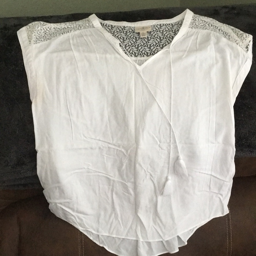 White dress top